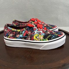 Vans Authentic X Marvel Superhero Kids Size 12 Shoes Sneakers