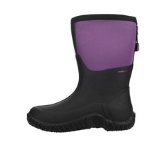 Dryshod Tuffy Sport Round Toe Pull On Girls Black, Purple Casual Boots TUF