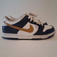 Nike Dunk Low GS Midnight Navy Wheat Size 5.5Y Youth Sneakers Shoes Sneakers