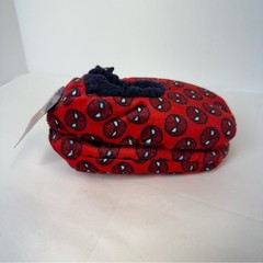 Marvel Red Spider-Man Plush Slippers 2T-3T NEW