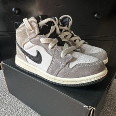 Jordan 1 Mid SE Craft (TD) Mid Top Suede Colorblock Lace-Up 9C FD9089-002