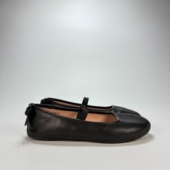 Wonder Nation Black Classic Casual Ballet Flats Slip On Dress Shoes Youth Size 1