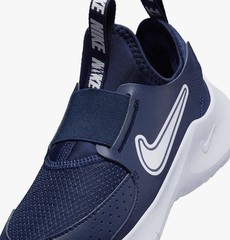 Size 9 (Toddler/Little Kid) – Nike Flex Runner Shoe, Midnight Navy Blue/White