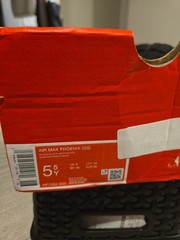 Nike Air Max Phoenix (Gs) Black 5.5 Y Youth Athletic Shoes