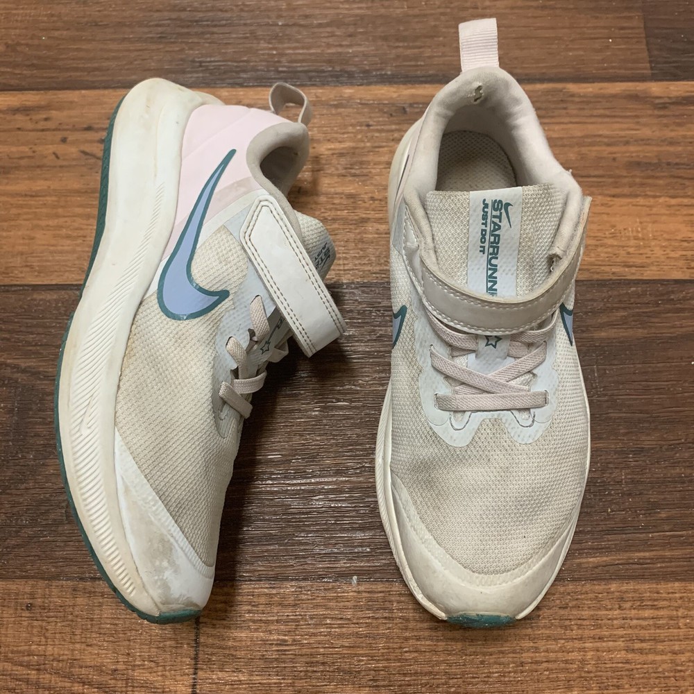 Size 2Y (GS) – Nike Star Runner 3 Low White Pink Mineral Teal