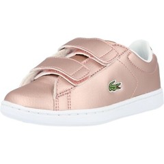 Lacoste Carnaby Strap 319 2 Suc Syn Pnk/wht Child Size 13 Made In Thailand