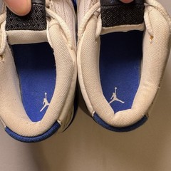 Air Jordan 14 Retro White Hyper Royal TD Blue White 312093-104 Toddler Size 10c