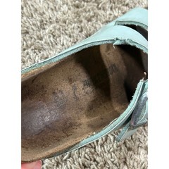Birkenstock Arizona Kids Light Blue Two Strap Cork Sandals Size 31