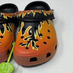 Crocs Classic Clogs Retro Hot Rod Flames Children Youth C4 C5 C6 C7 C8 C9 NEW