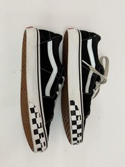 Vans Old Skool Checkerboard Black White Skate Shoes Juniors Size 6 EU 38