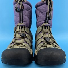 Keen Shellback Winter Boot Big Girl Sz 5 EU35 Waterproof Purple Gray Insulated
