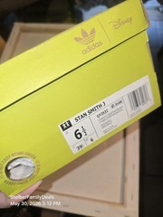 Adidas Stan Smith Monsters Inc Mike Sulley White Sneakers Youth Kid Shoes Sz 6.5