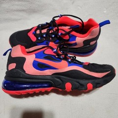 Size 6 – Nike Air Max 270 React Low Black Crimson Blue