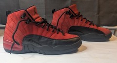 Air Jordan 12 Retro GS Reverse Flu Game Sneakers Size 7Y(Women’s 8.5) 153265-602