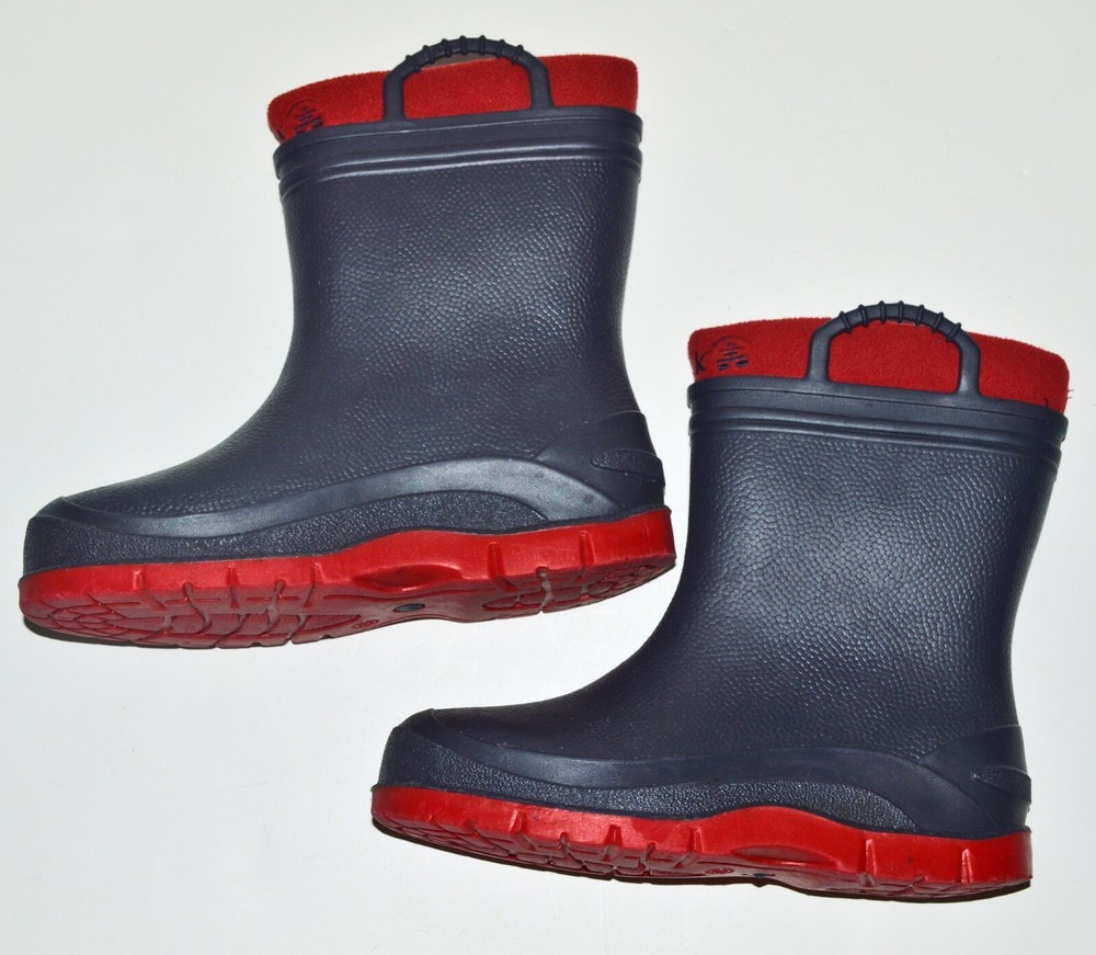 Kamik Kids Rain Boots Size 3 Waterproof Removable Fleece Sock