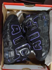 KIDS‘ NIKE AIR MORE UPTEMPO DX5955 001 SIZE 11C~3Y