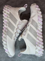 adidas Kaptir Flow – White Grey Purple Camo (JR0430) Size 5Y Women’s 6