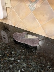 Manuela de Juan Handmade in Spain Gray Corduroy Toddler Shoe EU 23 / US 7