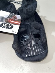 Disney Star Wars Slippers Darth Vader Child toddler kids Large 9-10 NEW w/Tags