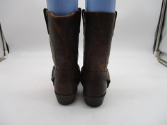 Ariat Brown Leather Square Toe Short Riding Belted Boots Youth Size 2