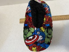Fuzzy Babba Slipper Socks Marvel Comics Non Slip Warm Child’s S/M New, Tags