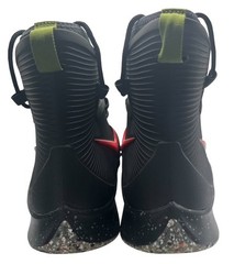 Nike Boys 5Y(GS) Binzie Boots In Black Crimson Red Swoosh And Speckled Sole-1840
