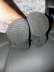 Crocs Unisex Baya Black Lined Clog Size 2/4 J EUC