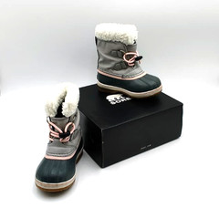 Sorel Children’s Yoot Pac Nylon WP Gray Size Snow Boots 13