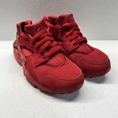 Nike Air Huarache Run (GS) Triple Red Sneaker Shoes Size Youth sz 7Y/Women’s 8.5