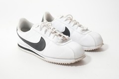 Nike Cortez Basic SL Low White/Black Size 4.5Y 904764-102 Clean Retro Vintage 90