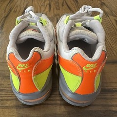 Nike Airmax 95 GS Vast Grey Volt Orange Neon Yellow 905348-019 Sz 4.5Y Womens 6