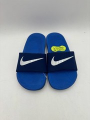 Nike KAWA SLIDE (GS/PS) VOID Unisex Kids‘ NEW Sandal Blue US Size 3 Y