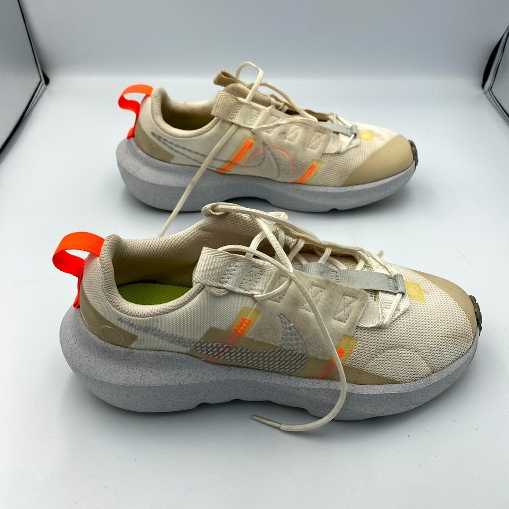 Nike Crater Impact DB3551-100 Youth 6 Casual Shoes Summit White Gray Fog Sneaker