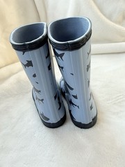 NEW Hunter First Classic Rain Boot Medium Blue Shark Toddler US 10/UK9/EU27