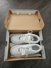 Nike Air Force 1 LE GS White White DH2920-111 Youth Size 4.5Y New