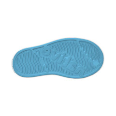 Native Shoes Jefferson Child Aquarius Blue Shell White Kids Water Shoes