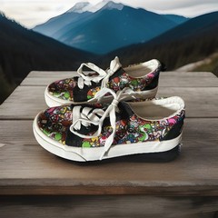 SUPER MARIO BROTHERS Sneakers Kids Unisex Size 1 Multicolored Tennis Shoes