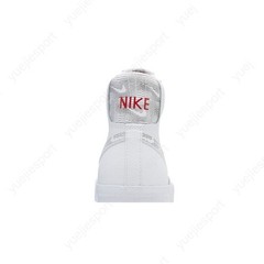 Nike Blazer Mid 77 Gs White Logo Print DJ4624-100