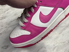 Nike Dunk Low Laser Fuchsia Pink GS Size FB9109-102 Size 5Y Youth Girls
