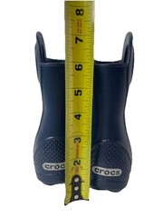 Crocs Kids Unisex Handle It Rain Boots Navy Blue Size C8 12803-410 New