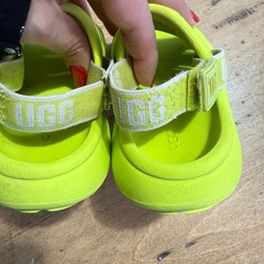 UGG Sport Yeah Slides Slingback Sandals Shoes Key Lime Toddler 7