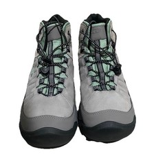 KEEN Targhee IV Waterproof Hiking Boots for Kids – Granite Green Size 7 Unisex