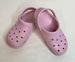 Crocs Clog Iconic Comfort Shoe Pink Size US J 3 Junior 3 Kids Youth Girls