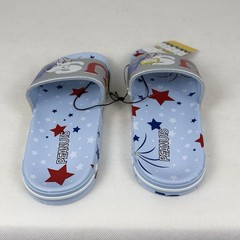 Peanuts Snoopy Slide Sandals Blue Kids Size 1 NEW