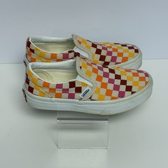 VANS Off the Wall Rainbow Checkerboard Shoes Kids Unisex Youth Size 13 Skater