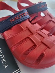 Nautica Splashest Sandals Red Navy Unisex Kids Size 6 NWT