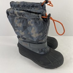 Columbia Powderbug Forty Print Snow Boots Youth 4 Waterproof 400g Insulated Camo
