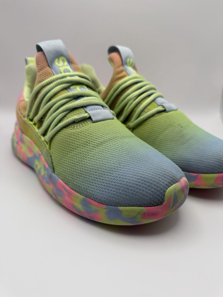 Adidas Lite Racer Adapt 7.0 Multicolor Slip On Shoes Youth 7Y Womens 8.5