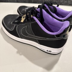 Nike Air Force 1 Low ’07 LV8 ‚World Champ‘ Youth Size 7Y Black Purple DQ0300-001