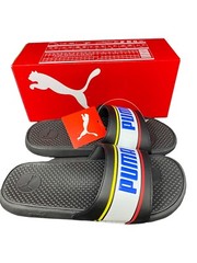 Puma Size 4 Junior Cool Cat Sport Retro BX JR Slide Sandals Black 382478-03 Kids
